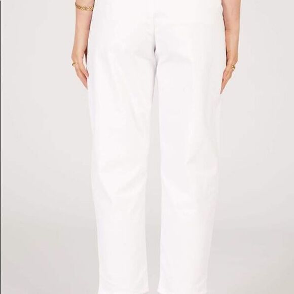 Levi's Premium Pleated Balloon Leg Women's Pants White Waist Size 27 X 28 New - Picture 12 of 14